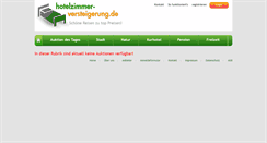 Desktop Screenshot of hotelzimmer-versteigerung.de